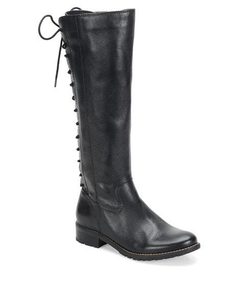 dillards womens black boots|dillard's black leather boots.